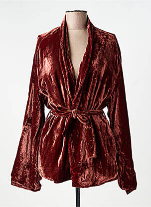 Kimono striukė ilgos rankovės rudas V.DE.VINSTER moteris
