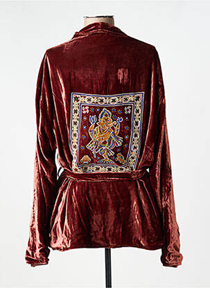 Kimono striukė ilgos rankovės rudas V.DE.VINSTER moteris