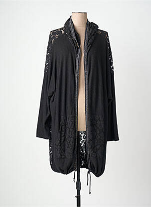 Ilgų rankovių liemenė ilgos rankovės juodas MINA ROSA moteris