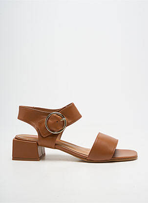 Sandalai/nu pėdos amortizuojančios pado tipas kulnas nuo 4 iki 6 cm rudas ROSEWOOD moteris