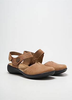 Sandalai/nu pėdos kulnas nuo 4 iki 6 cm rudas WESTLAND moteris
