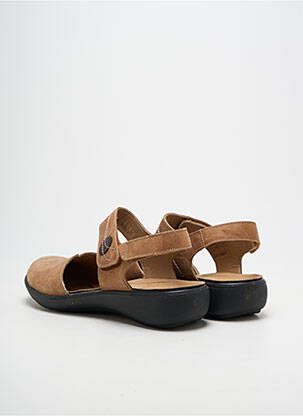 Sandalai/nu pėdos kulnas nuo 4 iki 6 cm rudas WESTLAND moteris