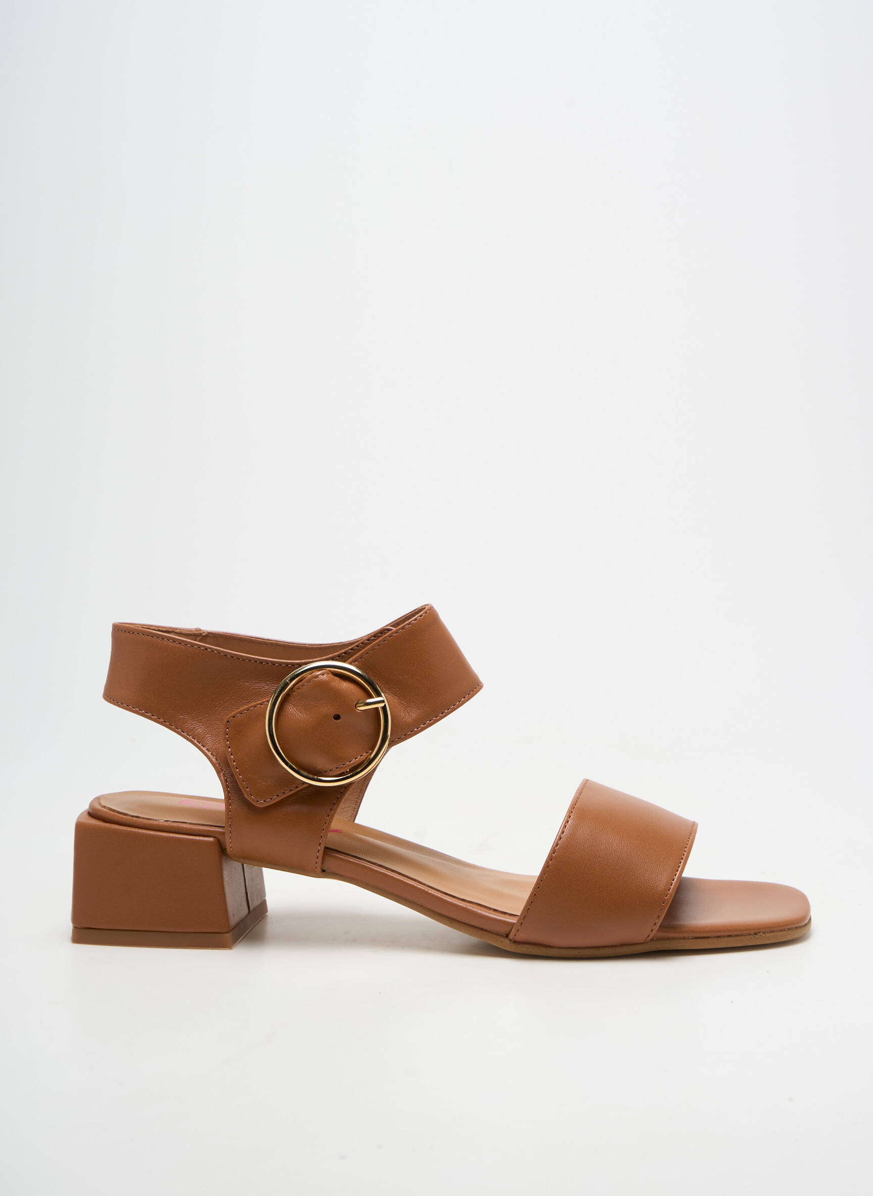 Sandalai/nu pėdos amortizuojančios pado tipas kulnas nuo 4 iki 6 cm rudas ROSEWOOD moteris
