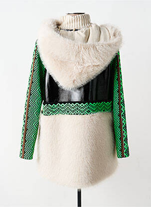 Ilgas paltas tiesi kirpimas su gobtuvu juodas TRICOT CHIC moteris