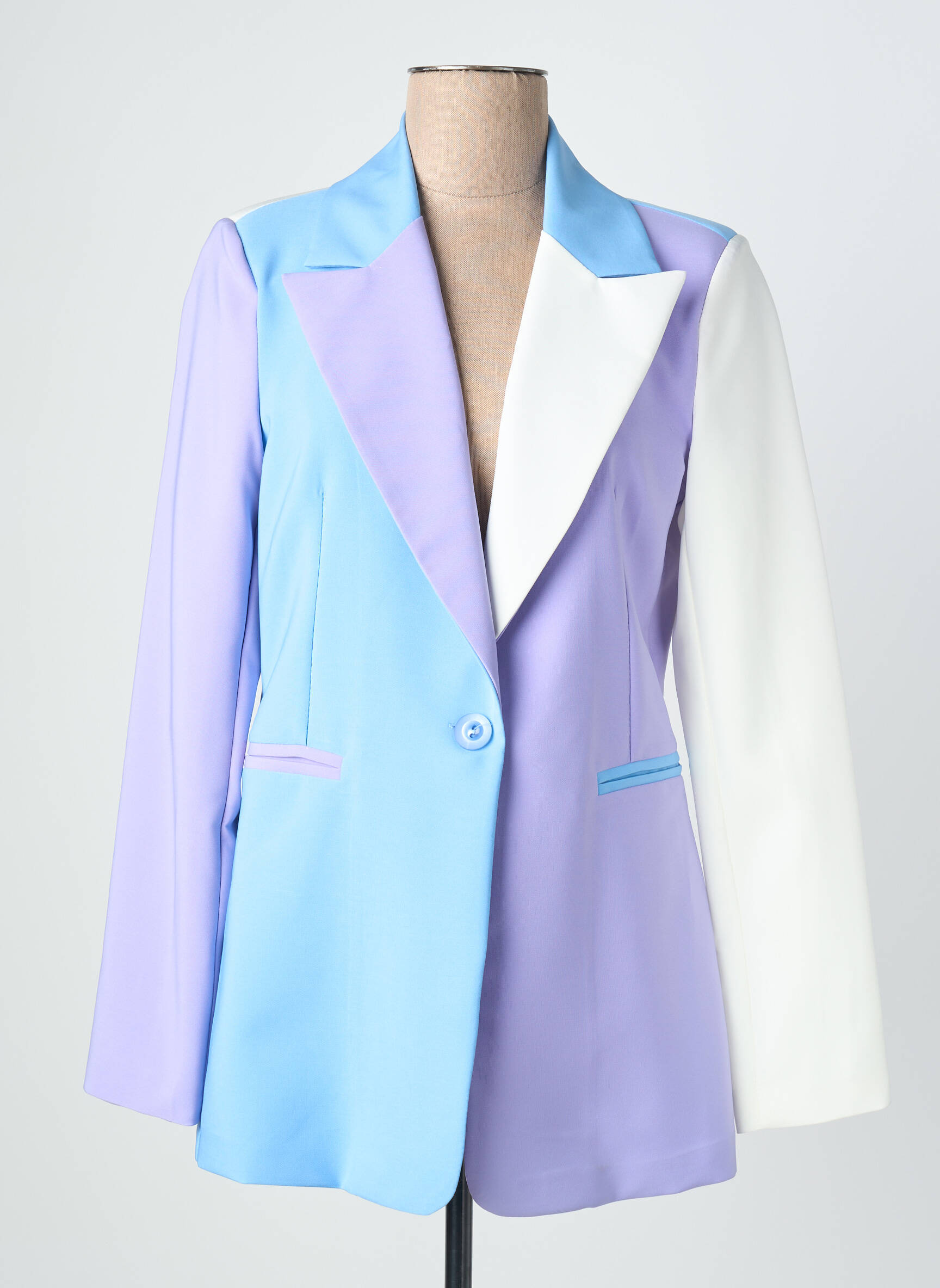 Švarkas centrinė iškirptė mėlyna QUATTRO moteris