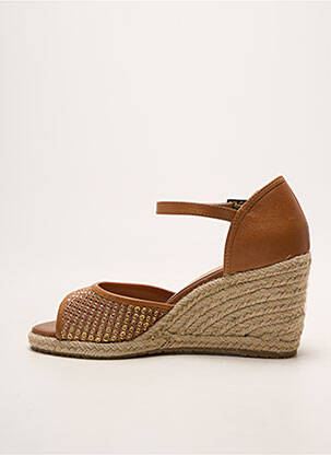Espadrilės amortizuojančios pado tipas kulnas nuo 7 iki 9 cm rudas EMILIE KARSTON moteris