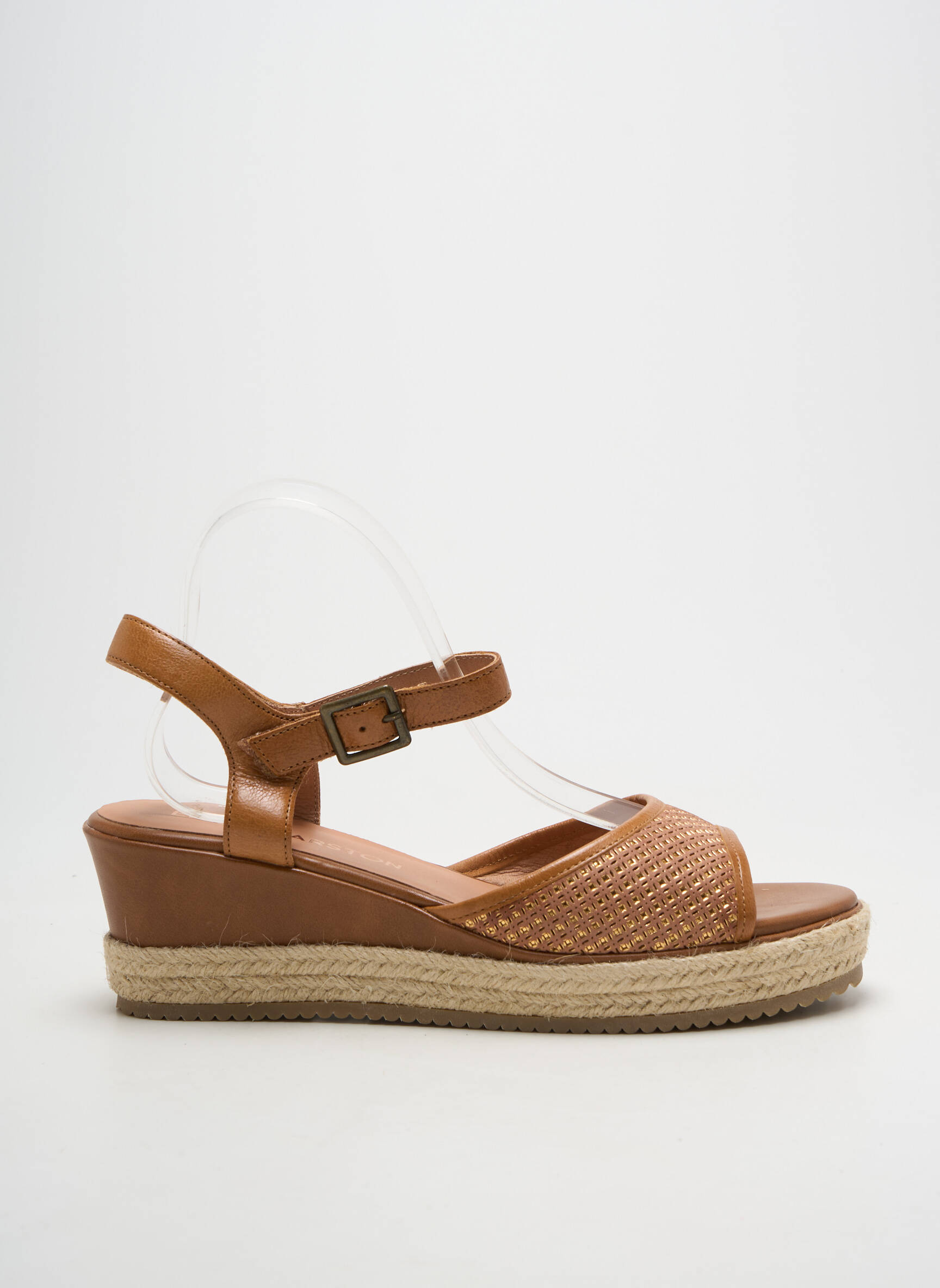 Espadrilės amortizuojančios pado tipas kulnas nuo 4 iki 6 cm rudas EMILIE KARSTON moteris