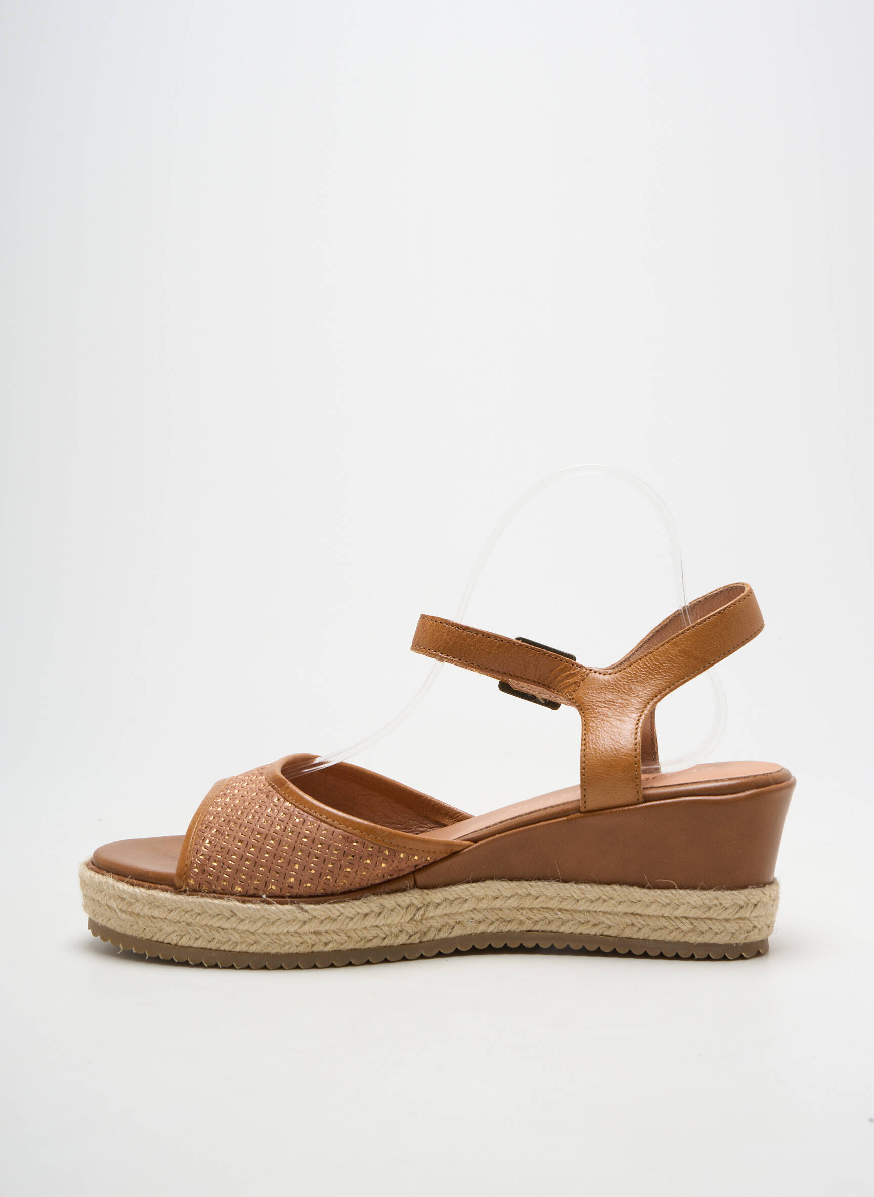 Espadrilės amortizuojančios pado tipas kulnas nuo 4 iki 6 cm rudas EMILIE KARSTON moteris
