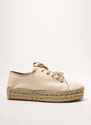 Espadrilės šnervių uždarymas kulnas nuo 4 iki 6 cm bežinis LA MAISON DE L'ESPADRILLE moteris