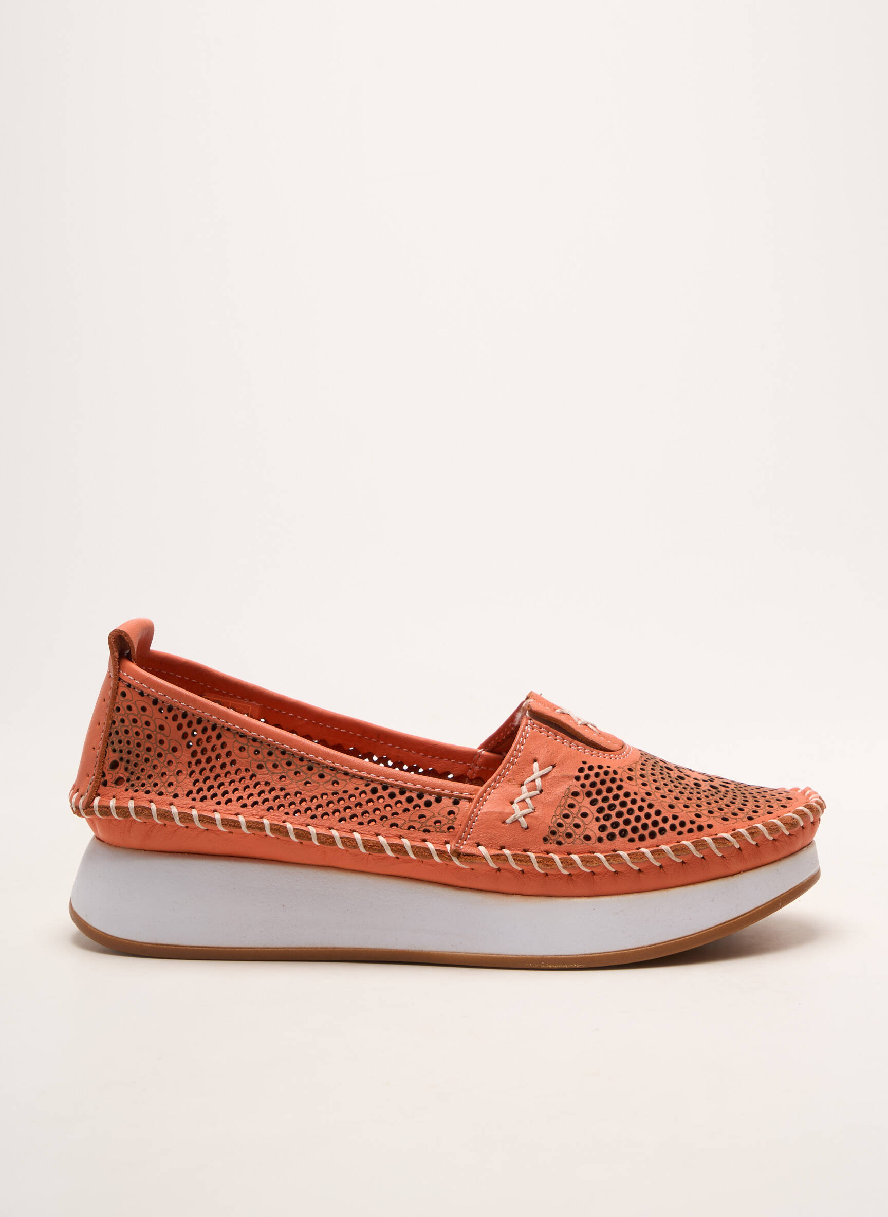 Balerinos apvalus mygtukas kulnas nuo 4 iki 6 cm oranžinė PEDRO TORRES moteris
