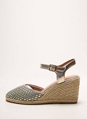 Espadrilės amortizuojančios pado tipas kulnas nuo 7 iki 9 cm žalias EMILIE KARSTON moteris