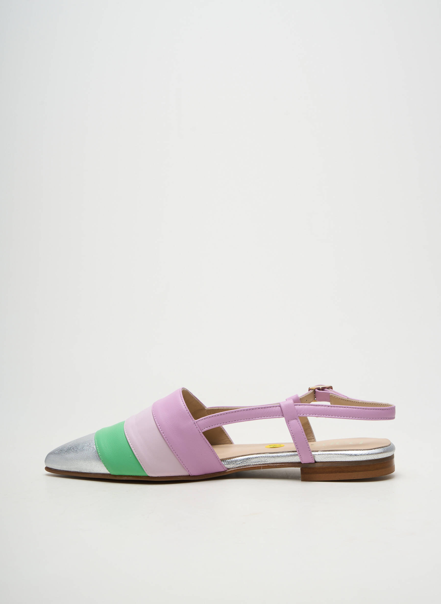 Sandalai/nu pėdos chiquet plokščias kulnas iki 3 cm violetinis DANSI moteris