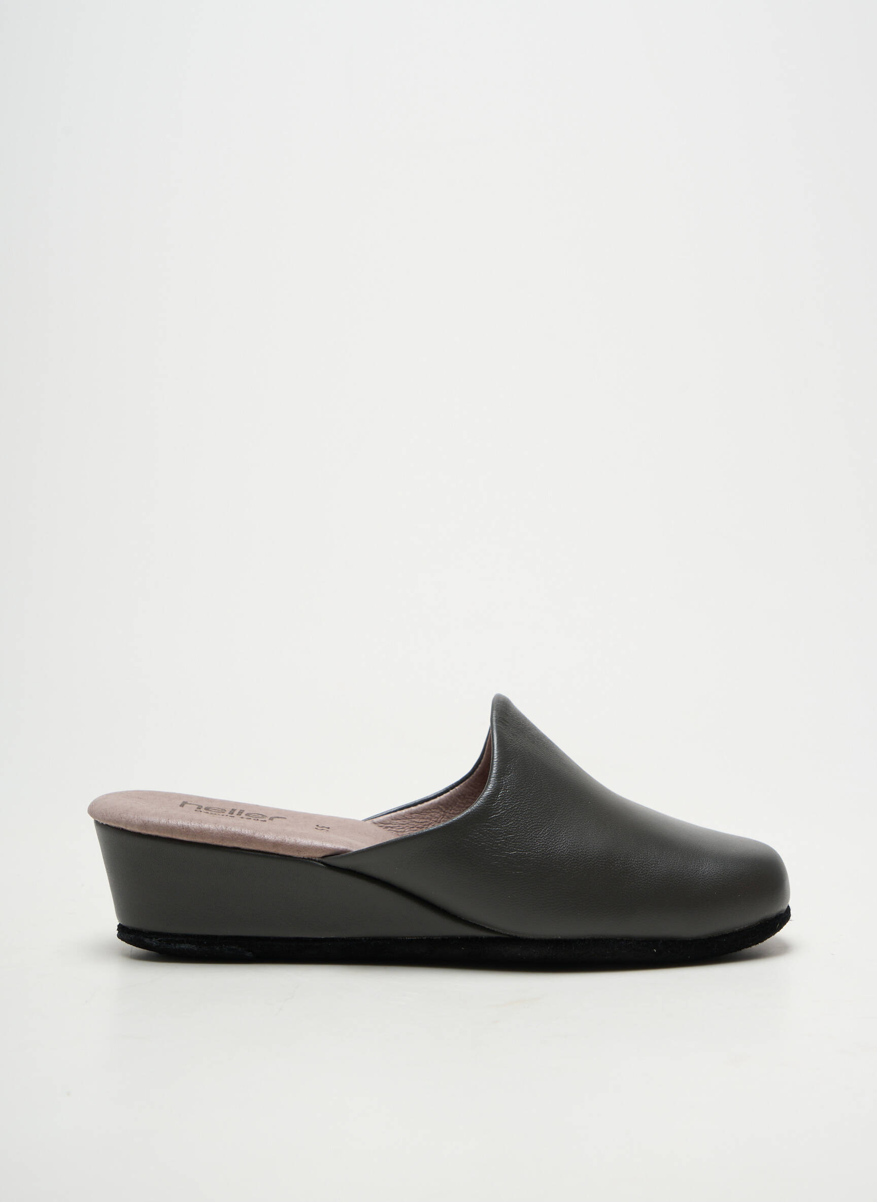 Bateliai/pantofliai odinė išorinė padas kulnas nuo 4 iki 6 cm pilka HELLER moteris