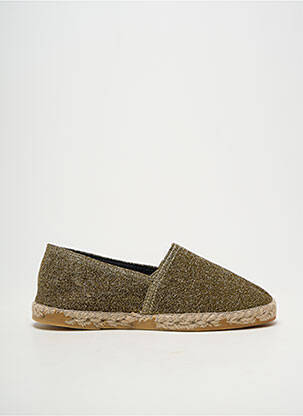 Espadrilės satino audinys plokščias kulnas iki 3 cm auksas LA MAISON DE L'ESPADRILLE moteris