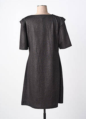 Pusilgių suknelė trumpas rankovės trumpas rankovės juodas JULIE GUERLANDE moteris