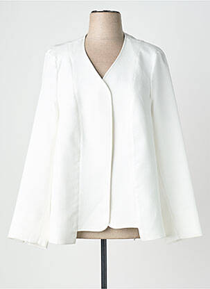 Stilinga striukė col v baltas FRANCE RIVOIRE moteris