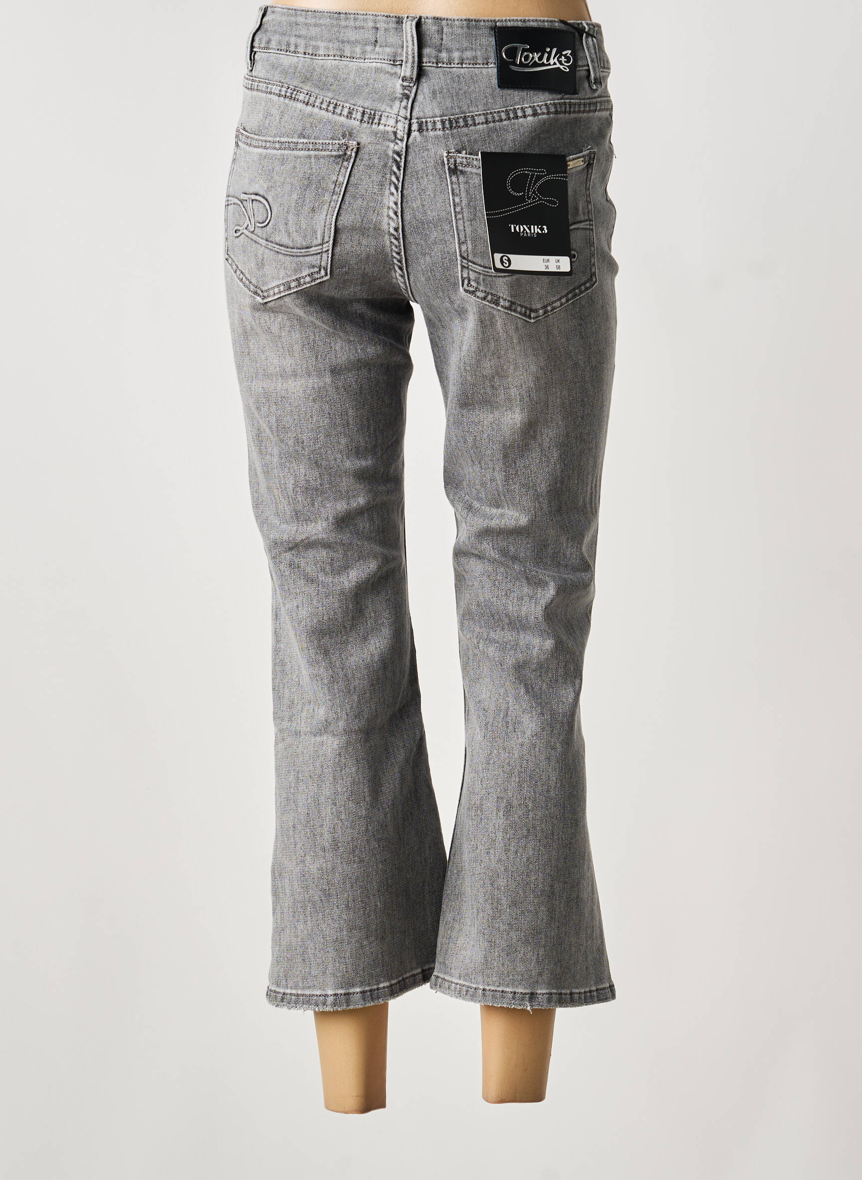 Bootcut džinsai normala dydis normala dydis pilka TOXIK3 moteris