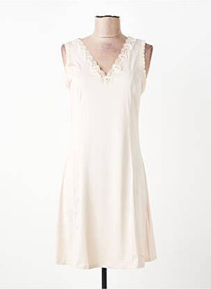 Naktinė suknelė/combinette jersey audinys kremas ROSE POMME moteris