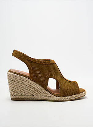 Espadrilės amortizuojančios pado tipas kulnas nuo 7 iki 9 cm rudas EMILIE KARSTON moteris