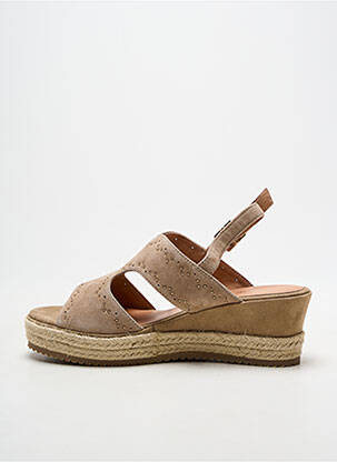 Espadrilės amortizuojančios pado tipas kulnas nuo 4 iki 6 cm bežinis EMILIE KARSTON moteris