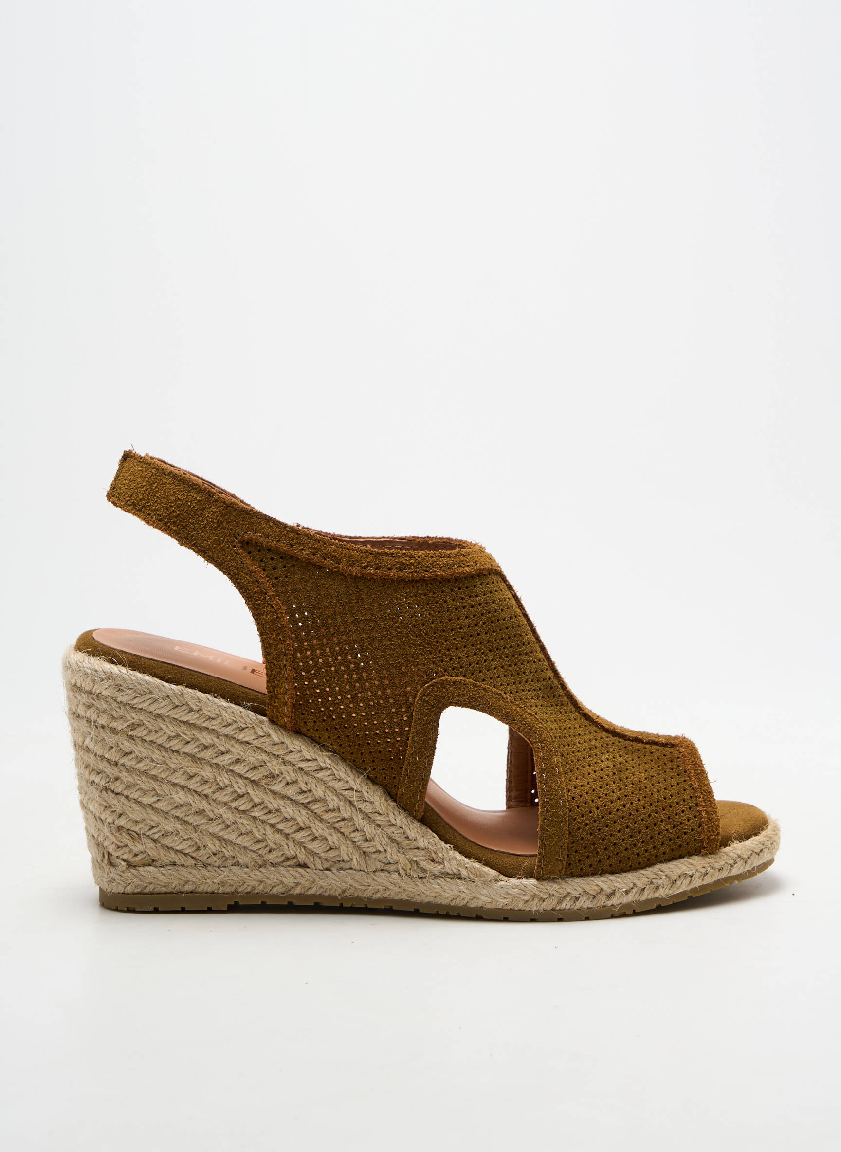 Espadrilės amortizuojančios pado tipas kulnas nuo 7 iki 9 cm rudas EMILIE KARSTON moteris