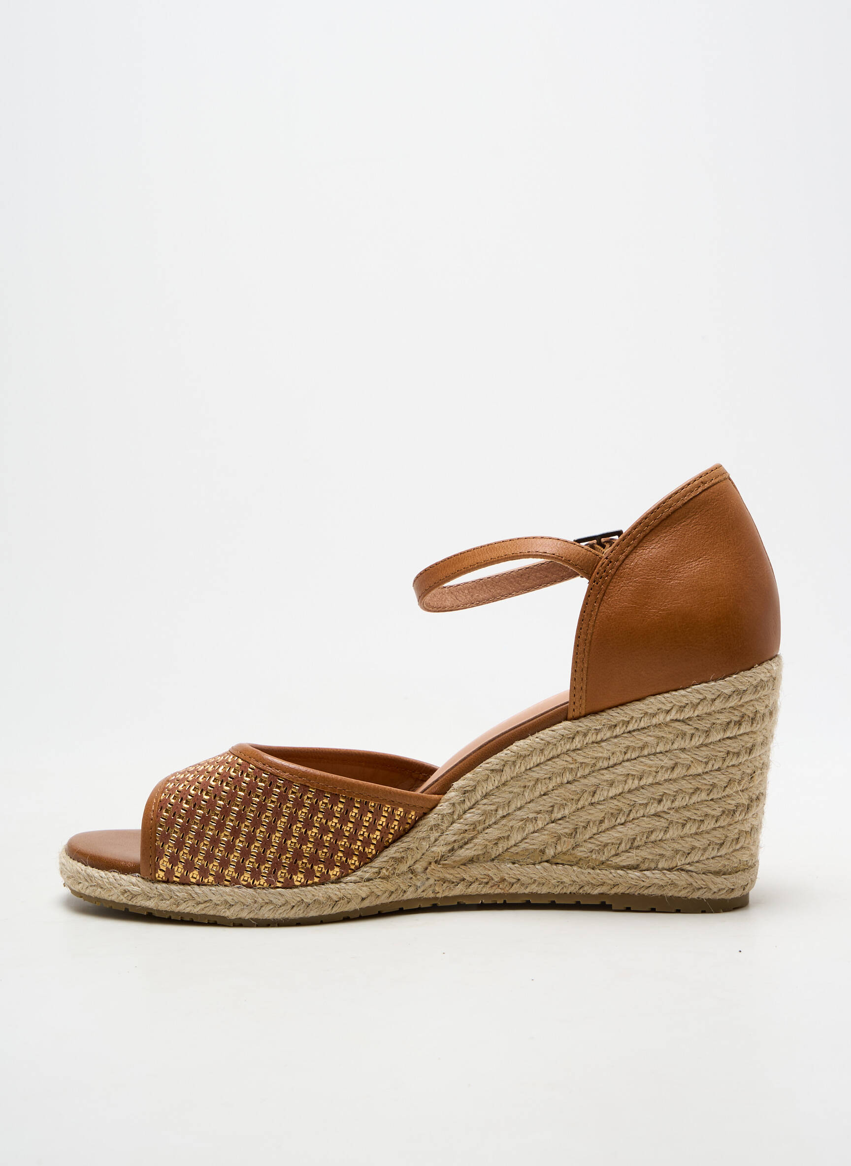 Espadrilės amortizuojančios pado tipas kulnas nuo 7 iki 9 cm rudas EMILIE KARSTON moteris
