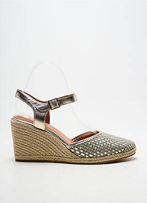 Espadrilės amortizuojančios pado tipas kulnas nuo 7 iki 9 cm žalias EMILIE KARSTON moteris