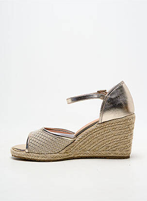 Espadrilės amortizuojančios pado tipas kulnas nuo 7 iki 9 cm auksas EMILIE KARSTON moteris