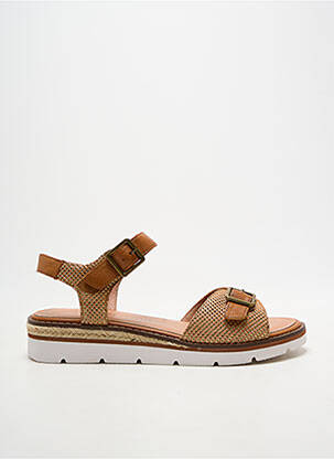 Sandalai/nu pėdos užsegimas kilpa(s) kulnas nuo 4 iki 6 cm rudas EMILIE KARSTON moteris