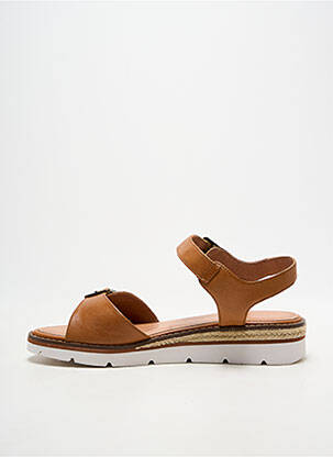 Sandalai/nu pėdos užsegimas kilpa(s) kulnas nuo 4 iki 6 cm rudas EMILIE KARSTON moteris