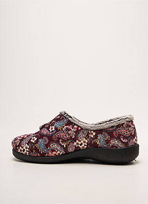 Bateliai/pantofliai velcro užsegimas plokščias kulnas iki 3 cm violetinis FARGEOT moteris