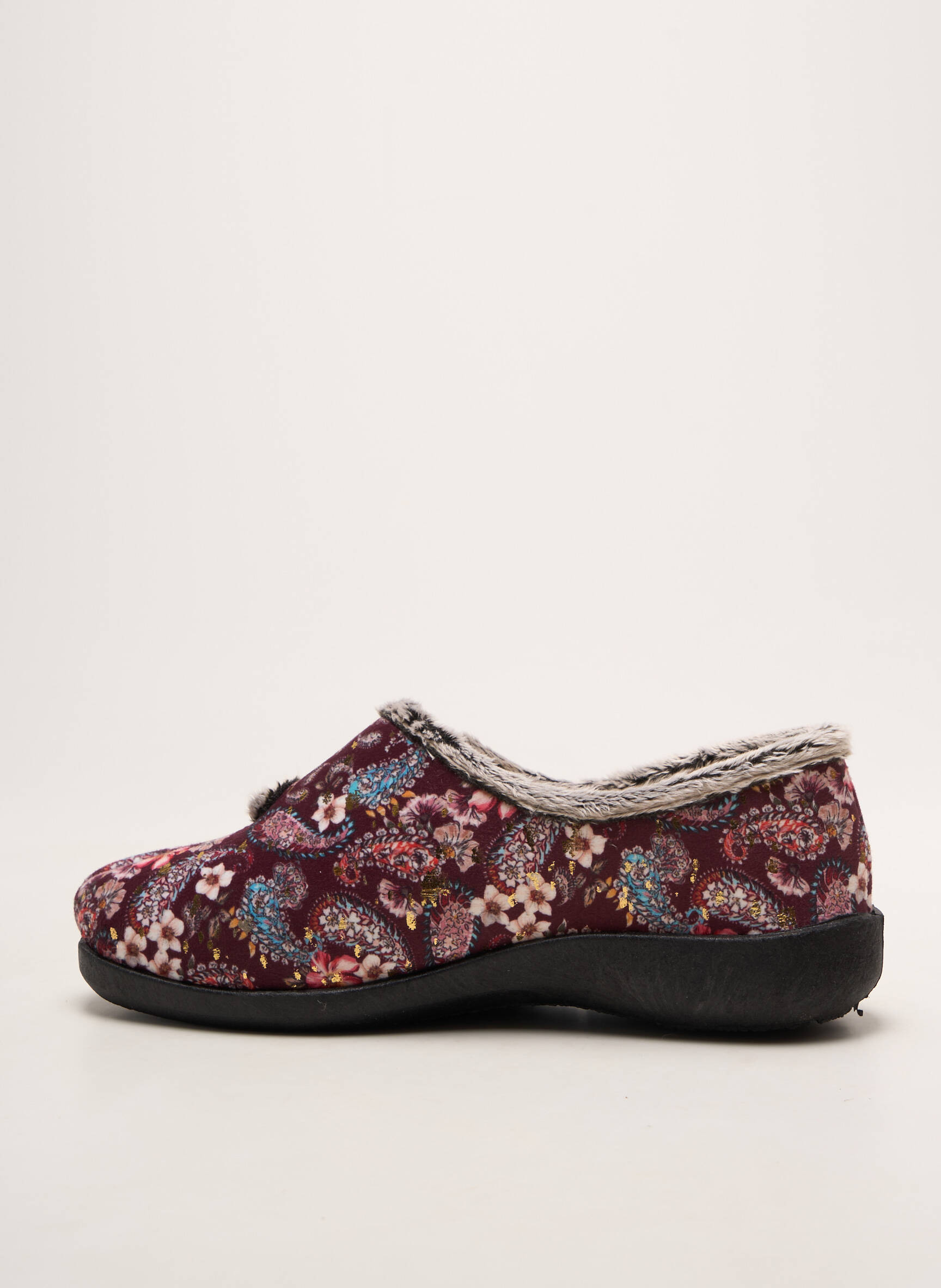 Bateliai/pantofliai velcro užsegimas plokščias kulnas iki 3 cm violetinis FARGEOT moteris