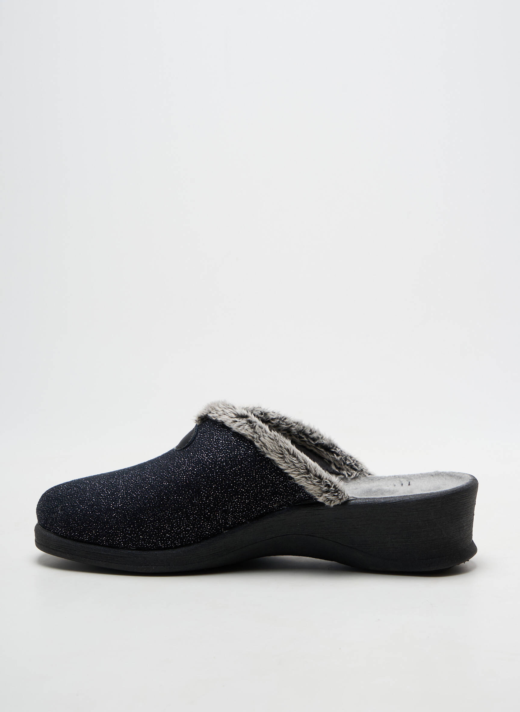 Bateliai/pantofliai satino audinys kulnas nuo 4 iki 6 cm juodas FARGEOT moteris