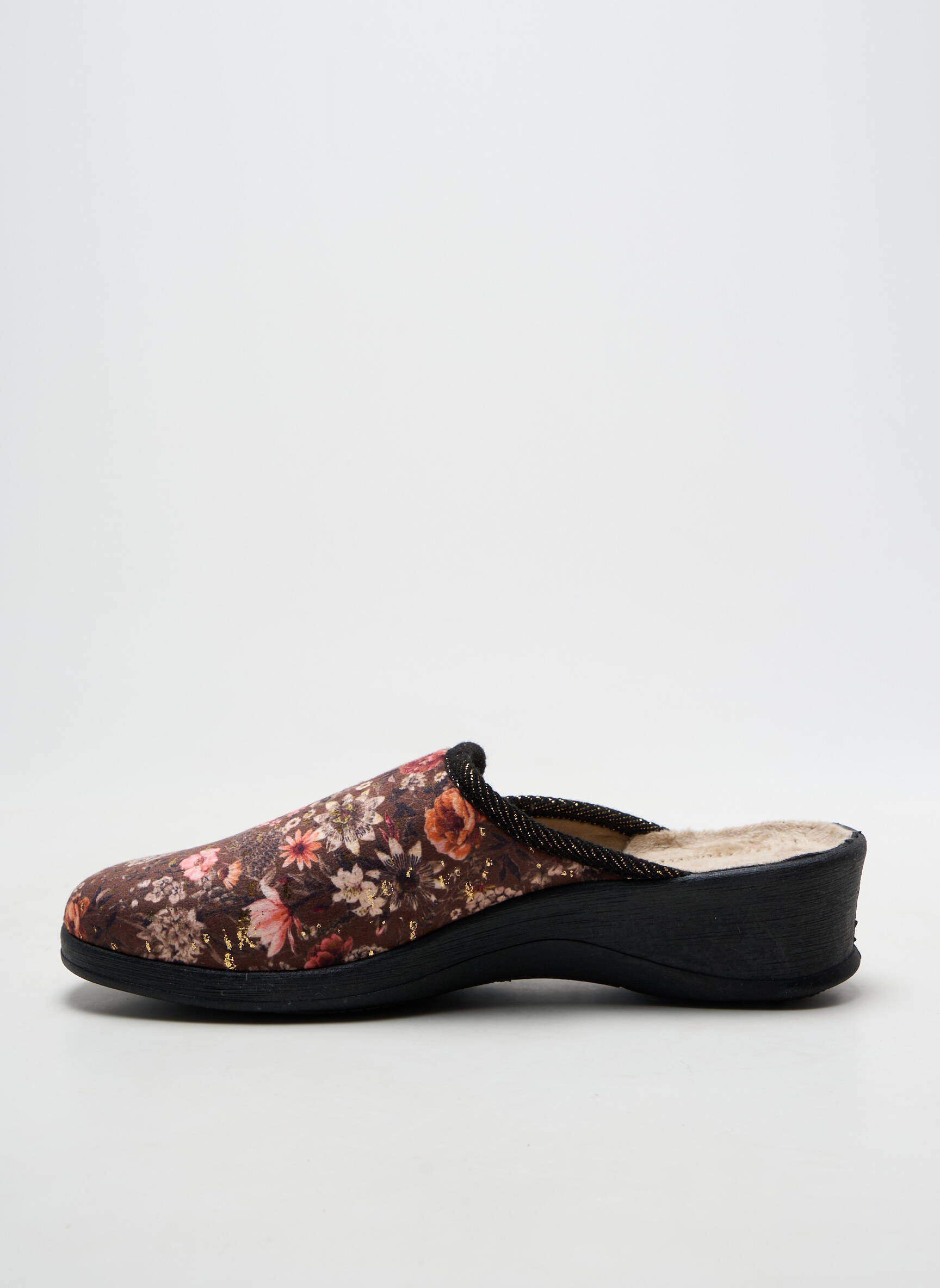 Bateliai/pantofliai satino audinys kulnas nuo 4 iki 6 cm rudas FARGEOT moteris