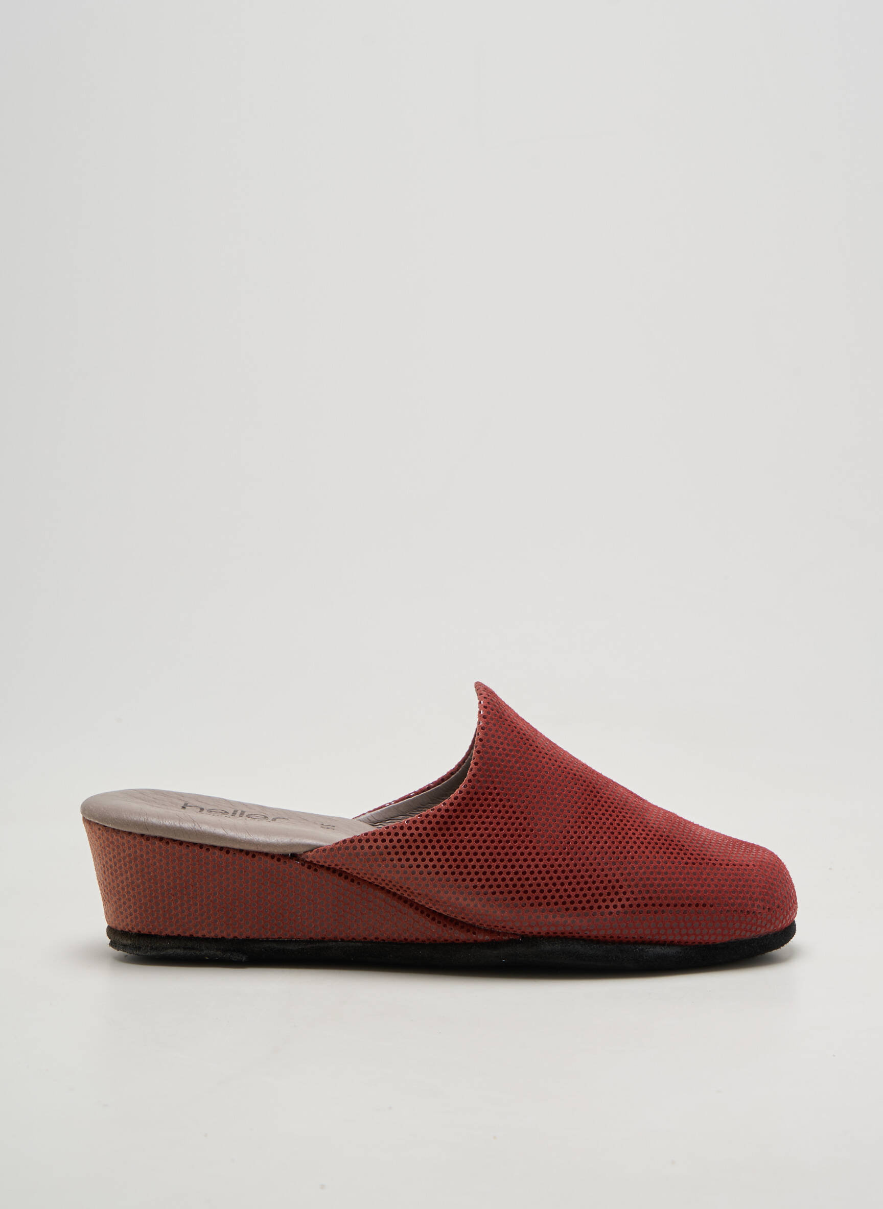 Bateliai/pantofliai satino audinys kulnas nuo 4 iki 6 cm raudona HELLER moteris