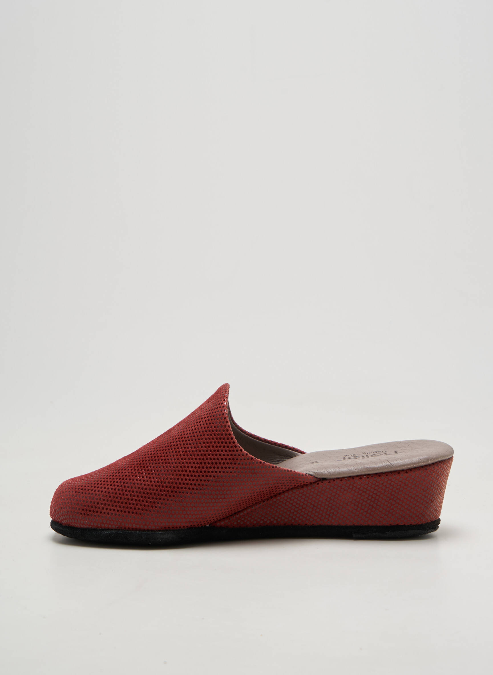Bateliai/pantofliai satino audinys kulnas nuo 4 iki 6 cm raudona HELLER moteris