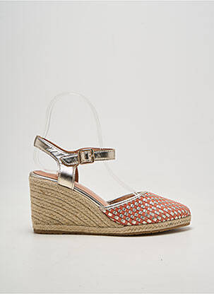 Espadrilės amortizuojančios pado tipas kulnas nuo 7 iki 9 cm auksas EMILIE KARSTON moteris