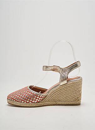 Espadrilės amortizuojančios pado tipas kulnas nuo 7 iki 9 cm auksas EMILIE KARSTON moteris