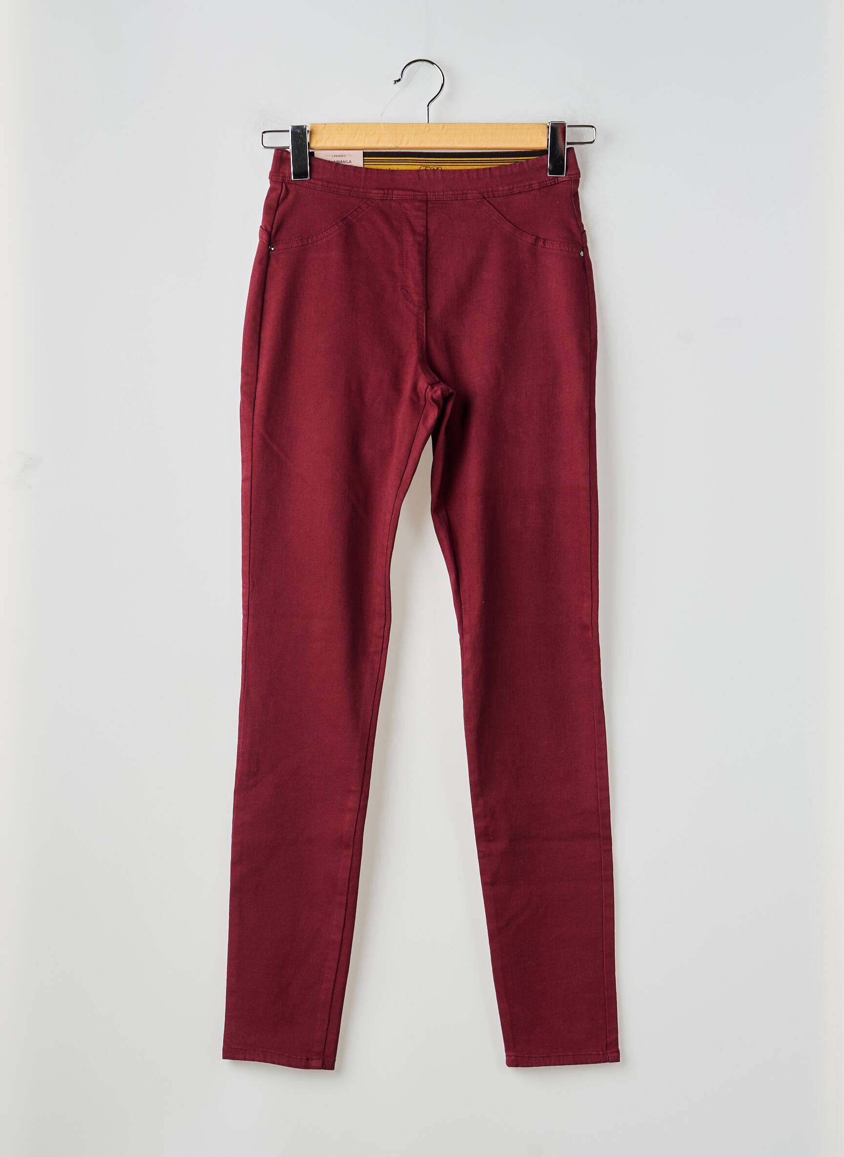 Jegging denimo audinys normala dydis raudona EAST DRIVE moteris