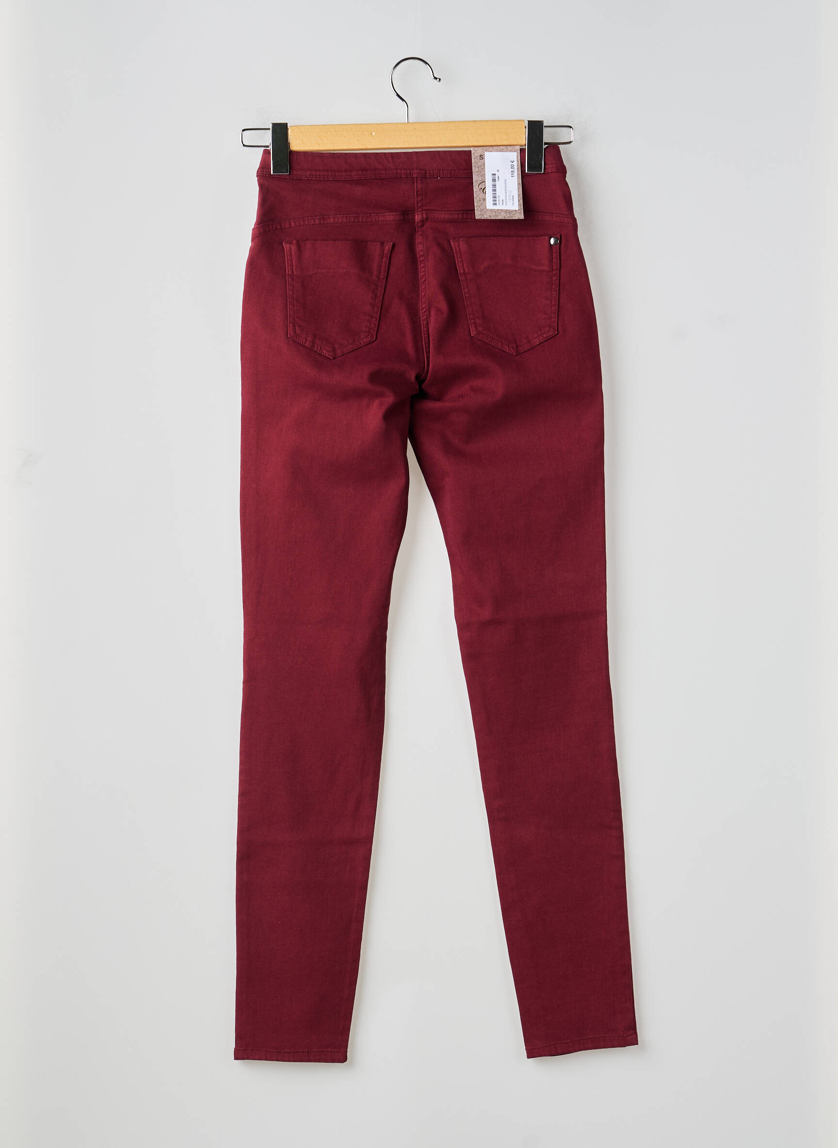 Jegging denimo audinys normala dydis raudona EAST DRIVE moteris