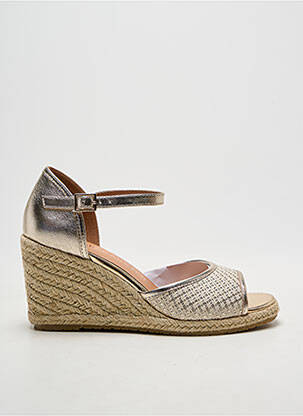 Espadrilės amortizuojančios pado tipas kulnas nuo 7 iki 9 cm auksas EMILIE KARSTON moteris
