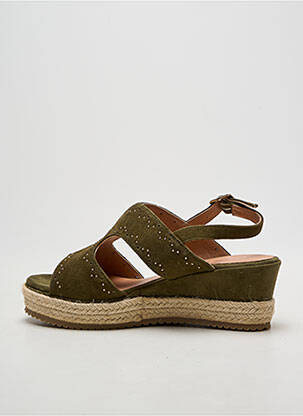 Espadrilės amortizuojančios pado tipas kulnas nuo 4 iki 6 cm žalias EMILIE KARSTON moteris