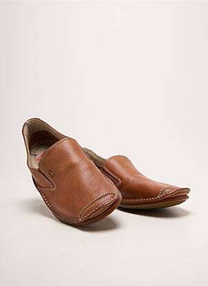 Slip-on batai kvadratinis galas kvadratinis galas rudas FLUCHOS vyras