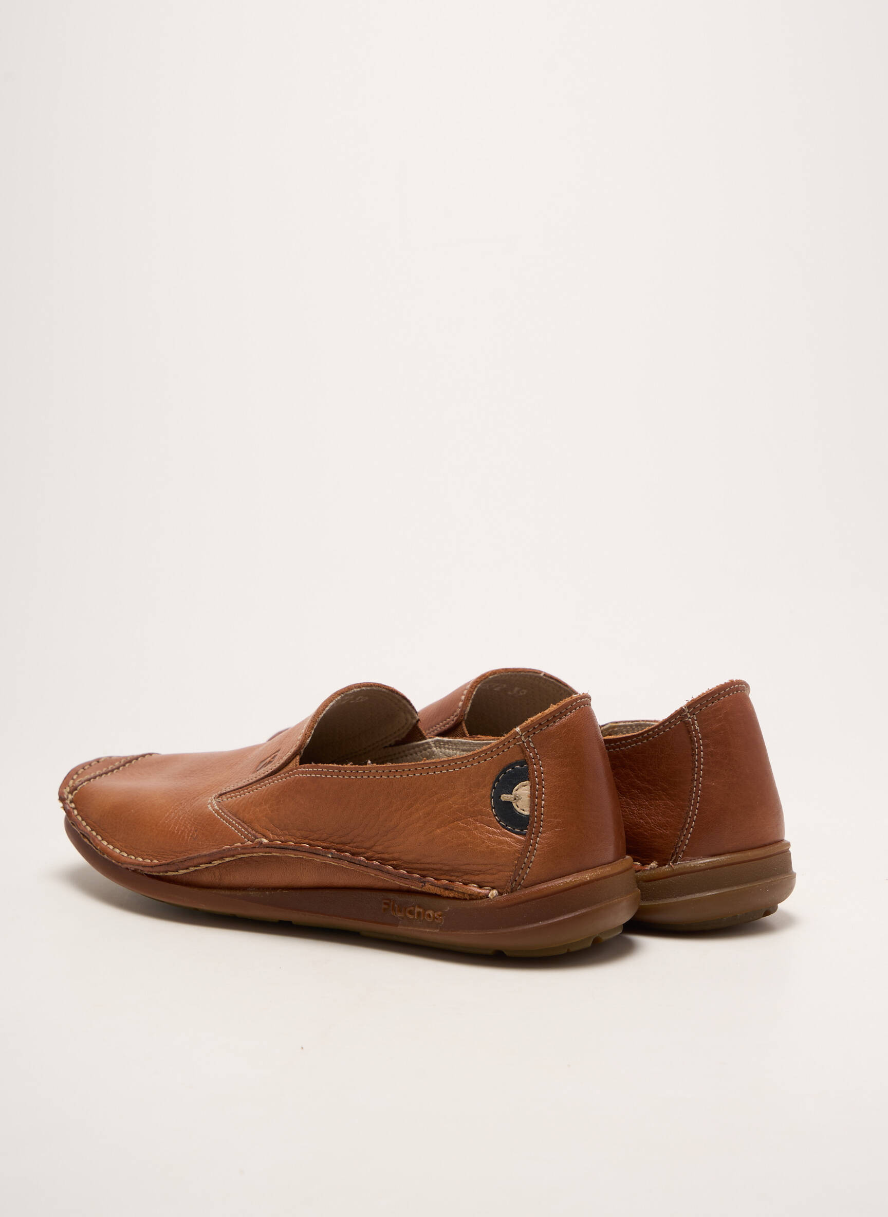 Slip-on batai kvadratinis galas kvadratinis galas rudas FLUCHOS vyras