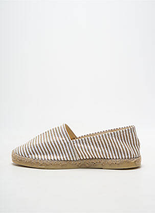 Espadrilės apvalus mygtukas plokščias kulnas iki 3 cm bežinis LA MAISON DE L'ESPADRILLE moteris
