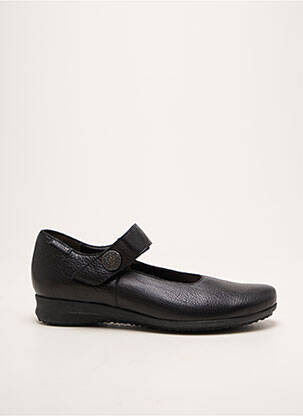 Balerinos lygus audinys plokščias kulnas iki 3 cm juodas MEPHISTO moteris