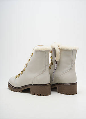 Batai/botai pamušalas kulnas nuo 4 iki 6 cm pilka HOOPER SHOES moteris