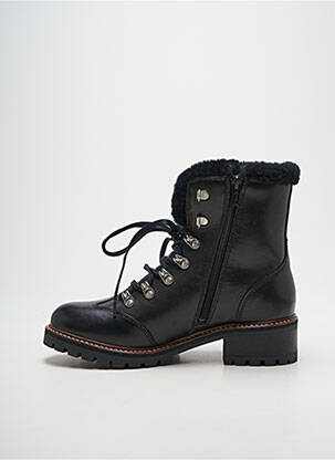 Batai/botai pamušalas kulnas nuo 4 iki 6 cm juodas HOOPER SHOES moteris