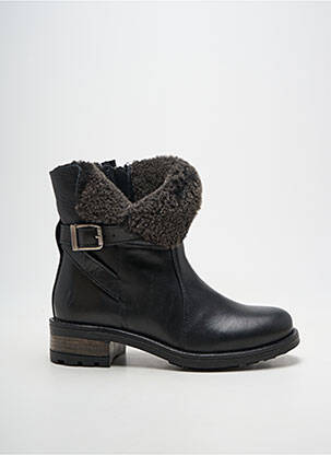 Batai/botai pamušalas kulnas nuo 4 iki 6 cm juodas HOOPER SHOES moteris
