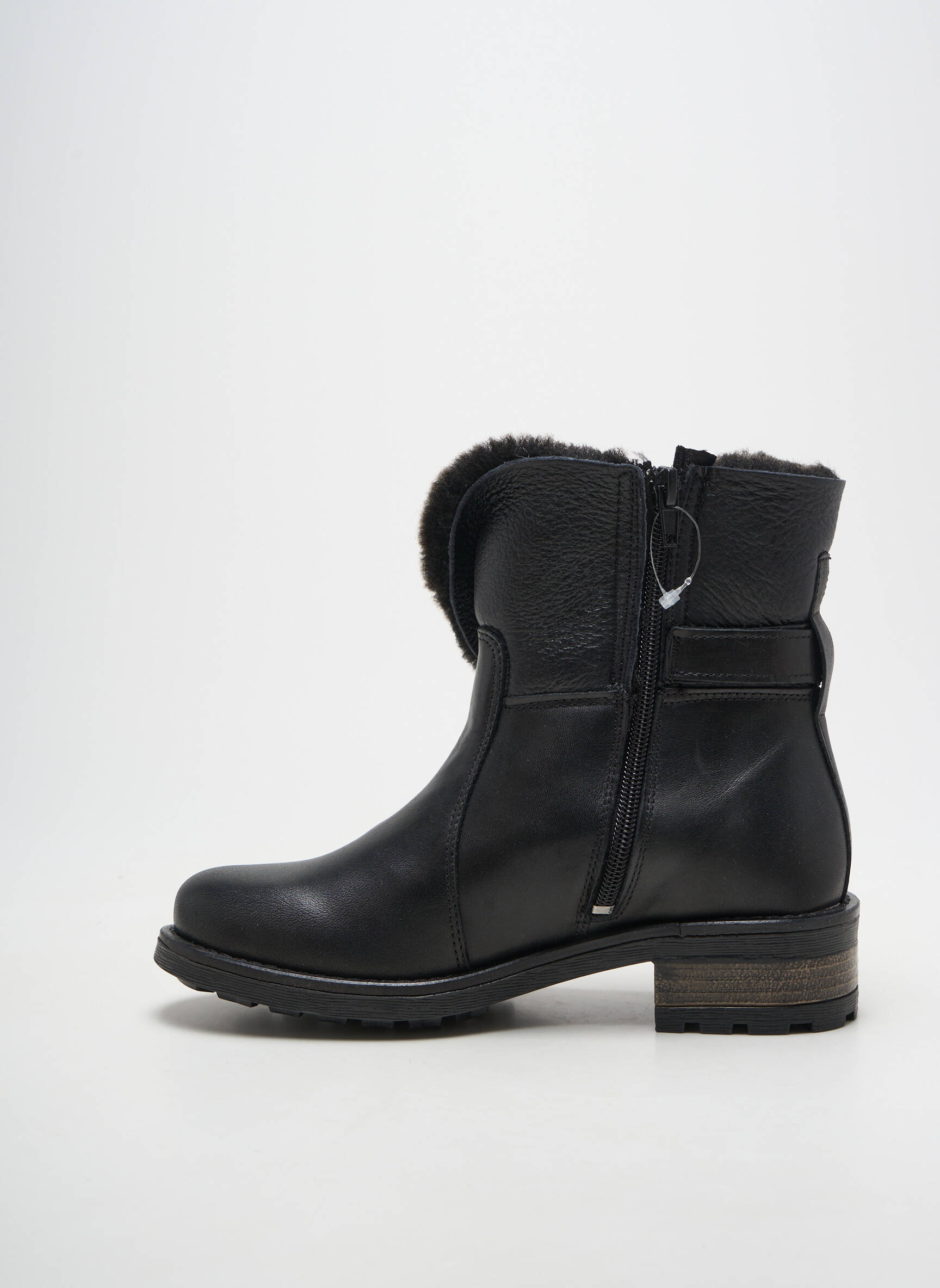 Batai/botai pamušalas kulnas nuo 4 iki 6 cm juodas HOOPER SHOES moteris
